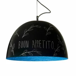 Lampada a sospensione in resina In-es.artdesign H2o Lavagna moderna
