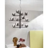 Lampada a Sospensione in Vetro Soffiato con Struttura in Metallo - Angelico