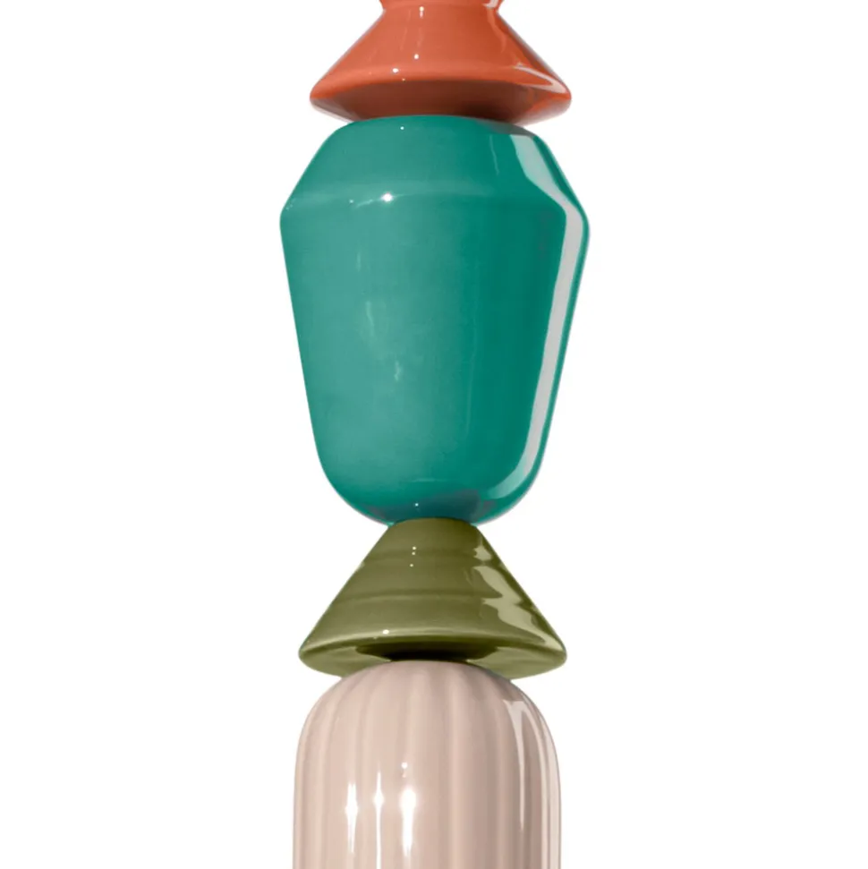 Lampada a Sospensione in Vetro e Ceramica Colorata Made in Italy - Lariat
