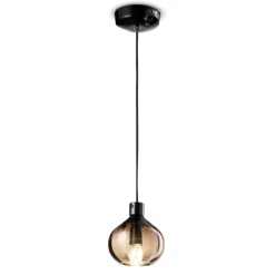Lampada a Sospensione in Vetro in 2 Diverse Finiture Made in Italy - Afoxe