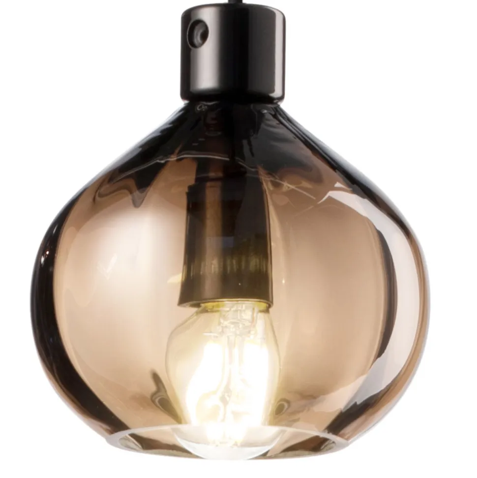 Lampada a Sospensione in Vetro in 2 Diverse Finiture Made in Italy - Afoxe