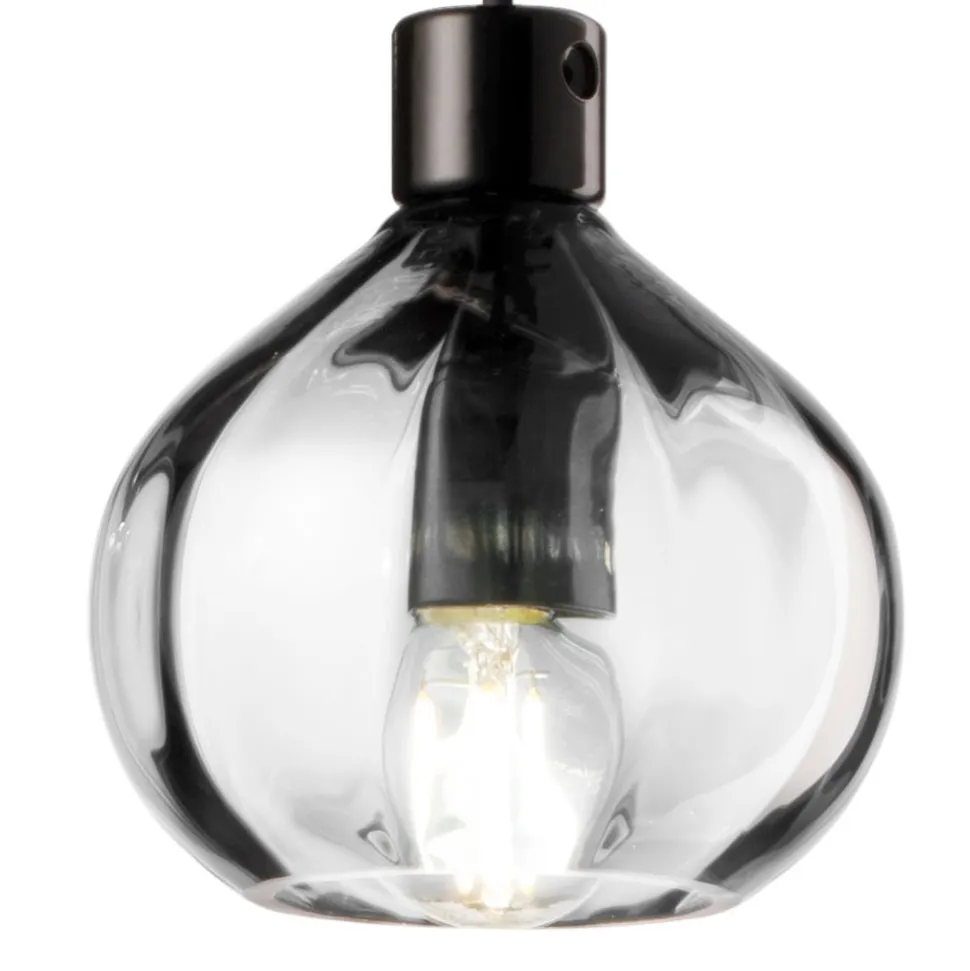 Lampada a Sospensione in Vetro in 2 Diverse Finiture Made in Italy - Afoxe