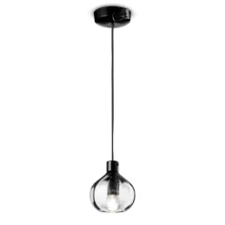 Lampada a Sospensione in Vetro in 2 Diverse Finiture Made in Italy - Afoxe
