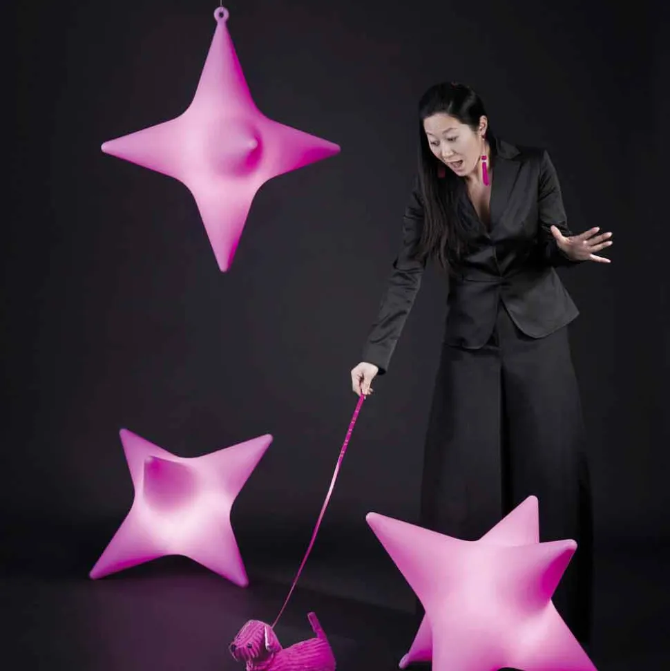 Lampada a Sospensione LED a Forma di Stella da Interno Design di Slide - Sirio