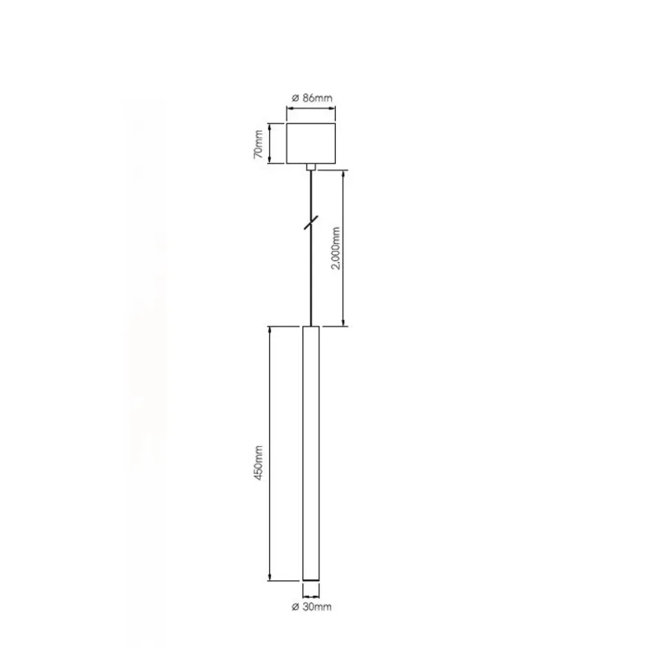 Lampada a Sospensione Led Decorativa in Alluminio Bianco o Nero - Rebolla
