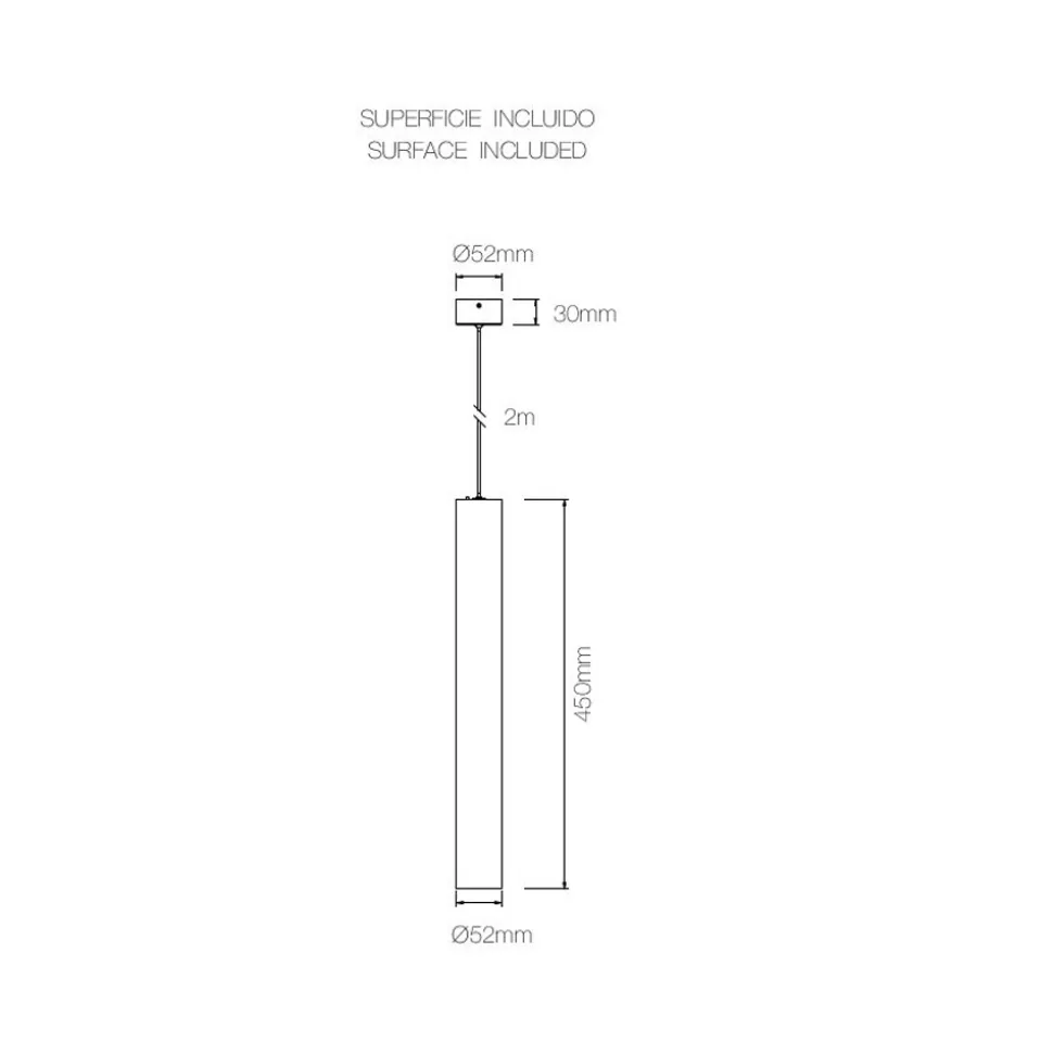 Lampada a Sospensione Led Decorativa in Alluminio Bianco o Nero - Rebolla