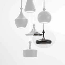 Lampada a Sospensione LED Made in Italy in Ceramica – Lustrini L4 Aldo Bernardi