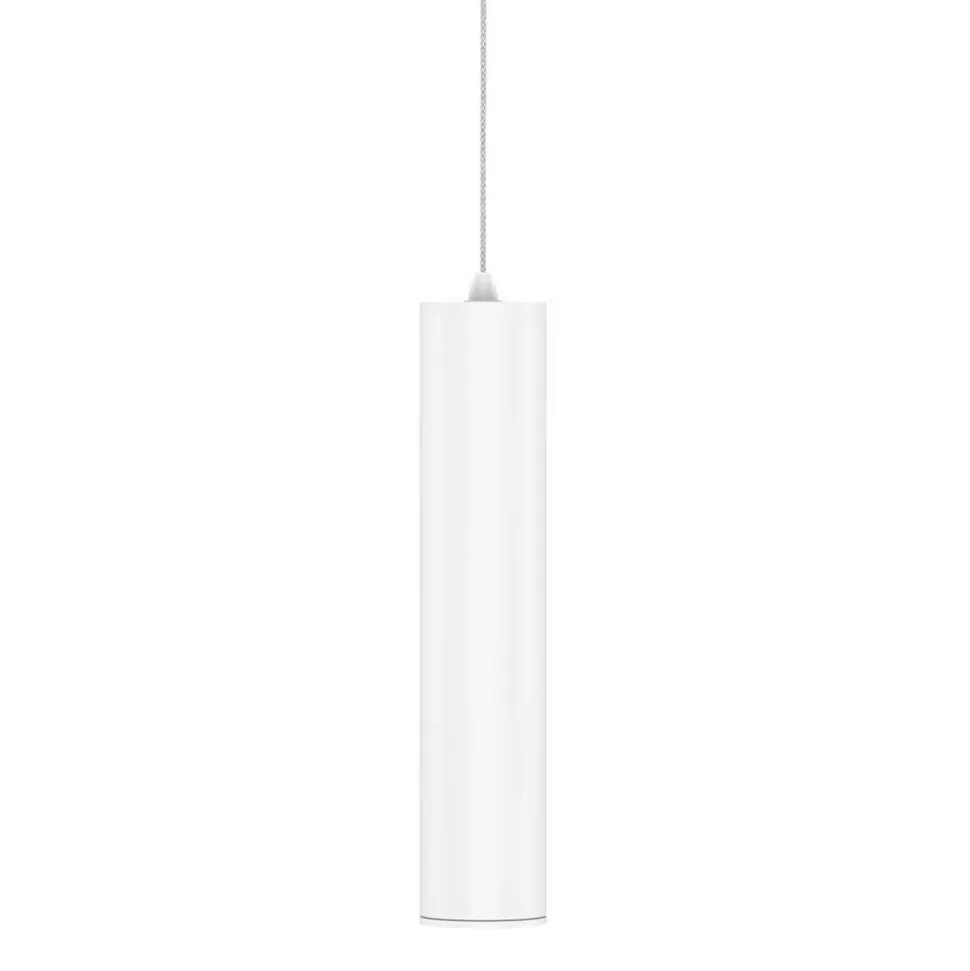 Lampada a Sospensione Led 7W in Alluminio Bianco o Nero Opaco - Rebolla