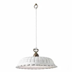 Lampada a sospensione liberty in ceramica Ø42 Anita Il Fanale