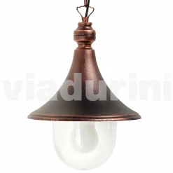 Lampada a sospensione per esterno in alluminio fatto in Italia, Anusca