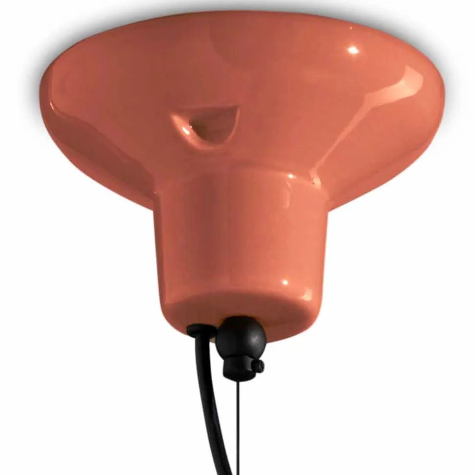 Lampada a Sospensione Rotonda in Ceramica Made in Italy - Bumbum