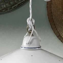 Lampada a Sospensione Saliscendi in Ceramica Decorata 2 Misure - Asti