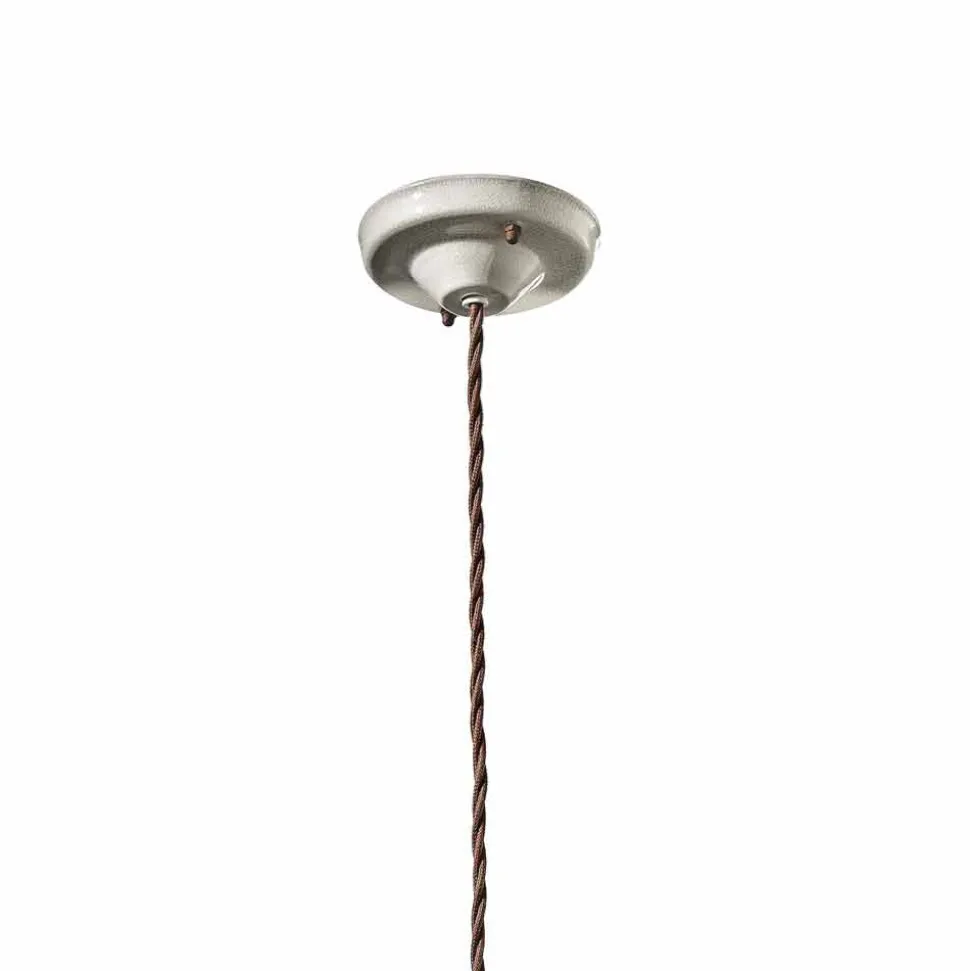 Lampada a sospensione stile industriale artigianale Ferroluce