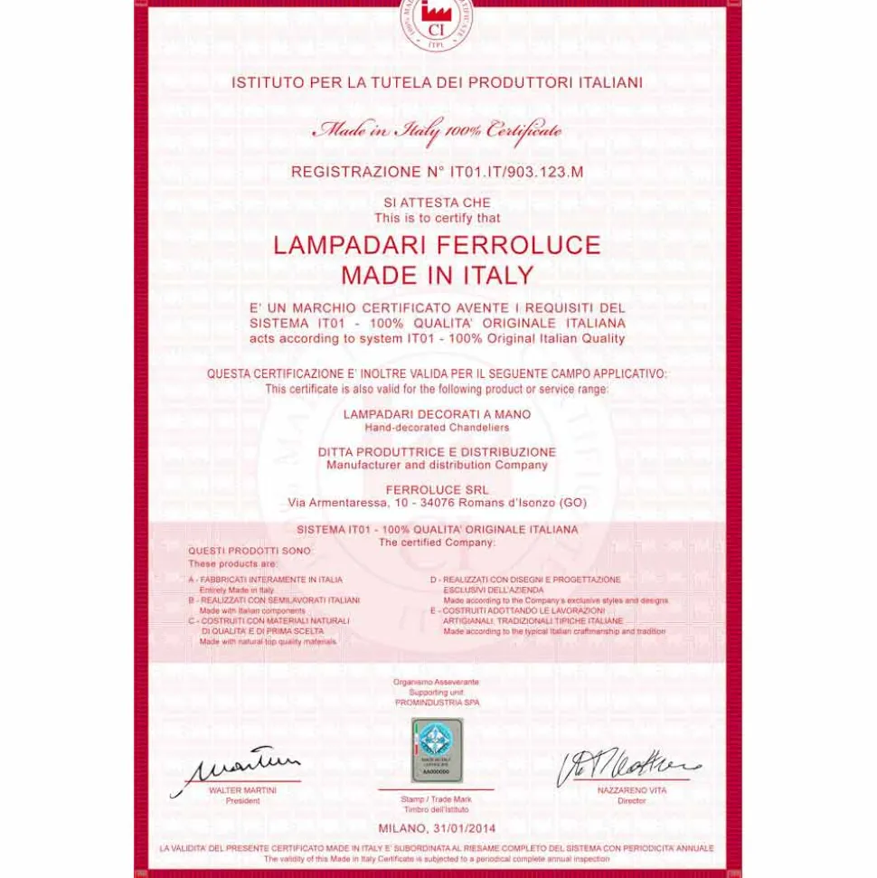 Lampada a sospensione stile industriale ceramica e ferro Stephanie