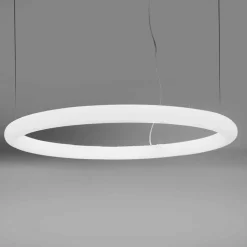 Lampada a Sospensione Tonda a LED in Polietilene Made in Italy - Slide Giotto