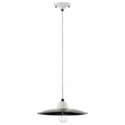 Lampada a sospensione vintage rivisitato in ceramica Kelly Ferroluce