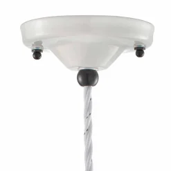 Lampada a sospensione vintage rivisitato in ceramica Kelly Ferroluce