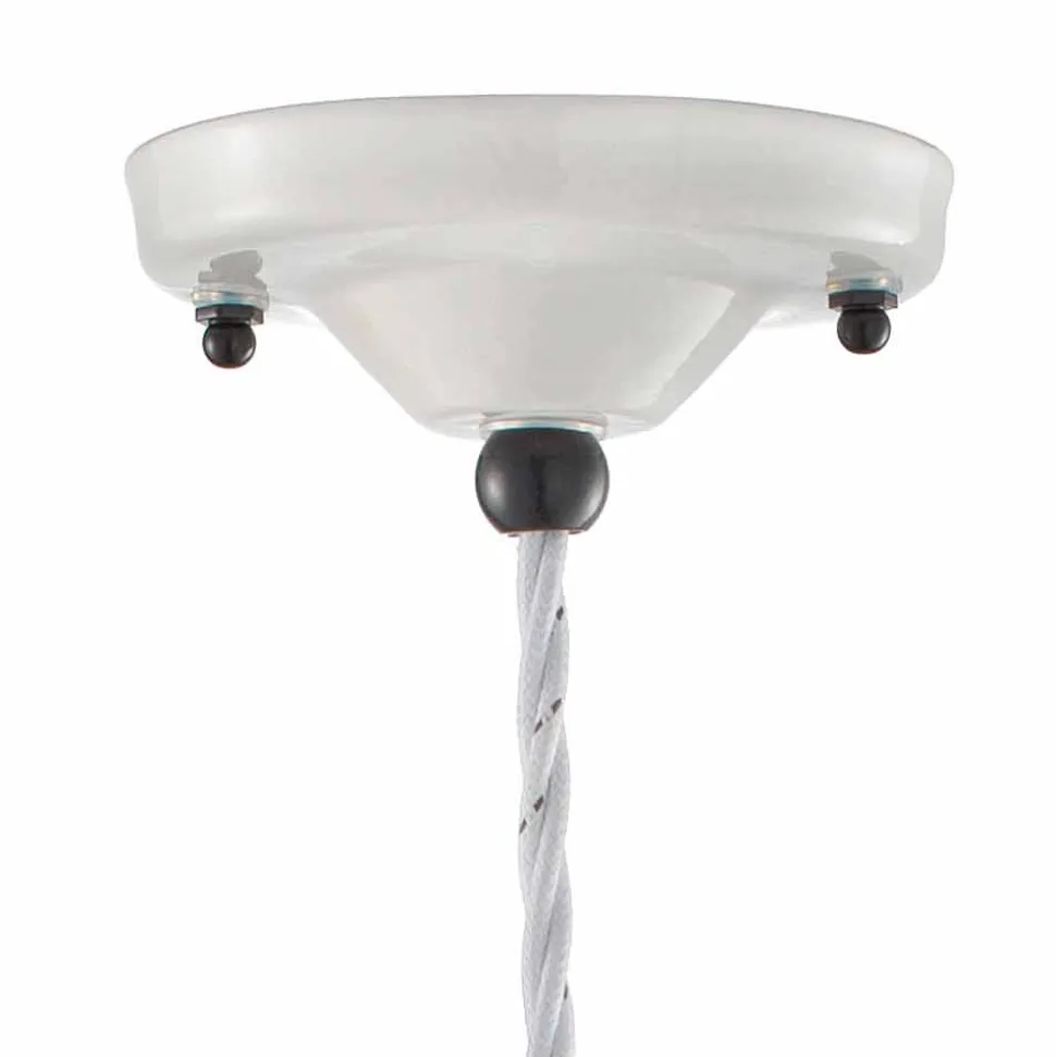 Lampada a sospensione vintage rivisitato in ceramica Kelly Ferroluce