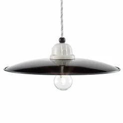 Lampada a sospensione vintage rivisitato in ceramica Kelly Ferroluce