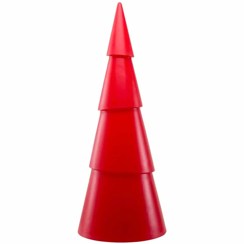 Lampada a Terra Interno o Esterno Moderna, Bianca, Rossa o Verde - Alberostar