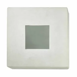 Lampada con specchio a muro di design In-es.artdesign Ego in nebulite