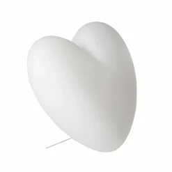 Lampada cuore da tavolo luminosa Slide Love colorata fatta in Italia