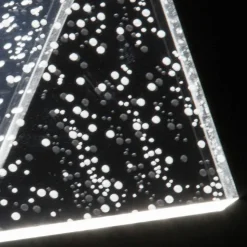 Lampada da Appoggio Led Cristallo Acrilico Decoro a Laser - Possett