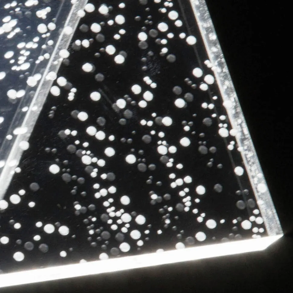 Lampada da Appoggio Led Cristallo Acrilico Decoro a Laser - Possett