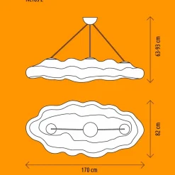 Lampada da Esterno a Sospensione di Design in Polietilene - Nefos by Myyour