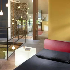Lampada da esterno moderna di design Slide Cube, prodotta in Italia
