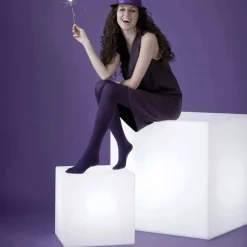 Lampada da esterno moderna di design Slide Cube, prodotta in Italia