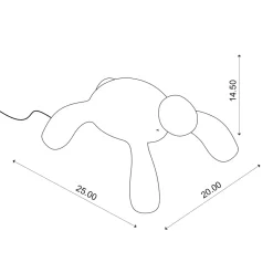 Lampada da Esterno Ricaricabile e Dimmerabile al Tocco - Tartaruga