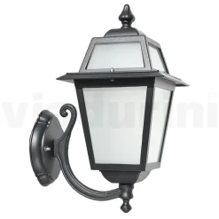Lampada da Muro Outdoor in Alluminio Pressofuso e Vetro Made in Italy - Elric