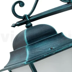 Lampada da Muro per Esterno in Alluminio e Vetro Sabbiato - Alchimista