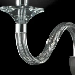Lampada da parete a due luci in vetro e cristallo Ivy, made in Italy