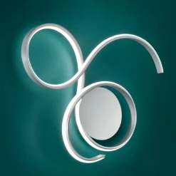Lampada da Parete con LED in Metallo Verniciato Design Moderno - Trella