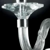 Lampada da parete di design in vetro e cristallo Ivy, made in Italy