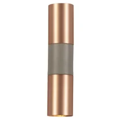 Lampada da Parete in Ceramica e Rame Realizzata a Mano in Italia - Toscot Match