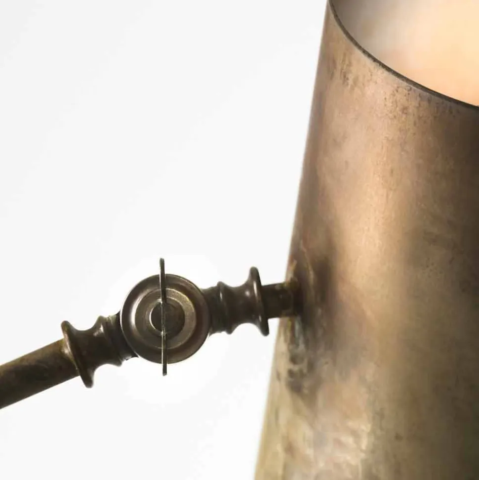 Lampada da parete industriale regolabile Reporter Il Fanale