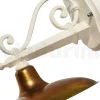 Lampada da Parete per Esterno in Alluminio e Ottone Made in Italy - Adela