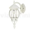 Lampada da Parete per Esterno in Alluminio Bianco Made in Italy - Dodo