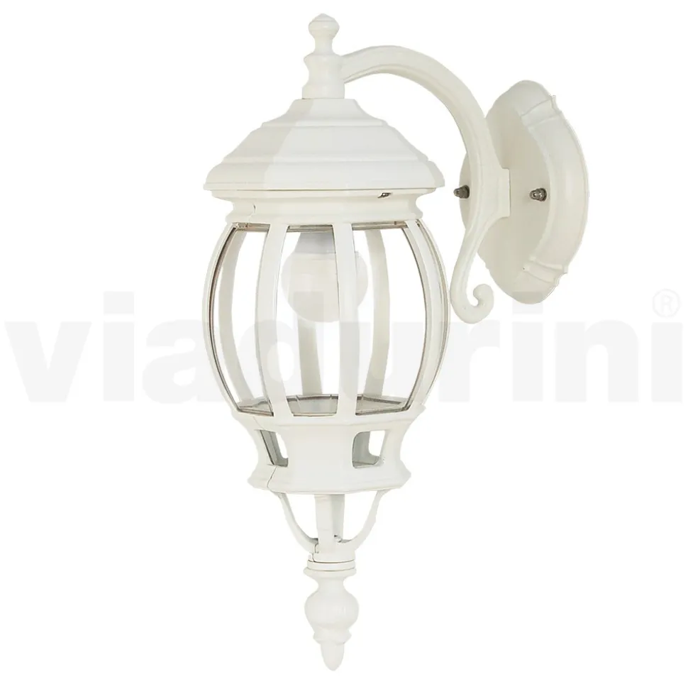 Lampada da Parete per Esterno in Alluminio Bianco Made in Italy - Dodo