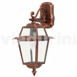 Lampada da parete per esterno in alluminio fatta in Italia, Kristel