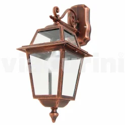 Lampada da parete per esterno in alluminio fatta in Italia, Kristel