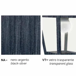 Lampada da parete per esterno in alluminio fatta in Italia, Aquilina