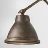 Lampada da parete regolabile in ferro Loft Il Fanale, made in Italy