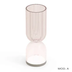 Lampada da Tavola / Vaso in Polimetilmetacrilato in 2 Colori - Lucis