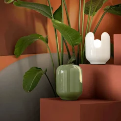 Lampada da Tavolo dallo Stile Moderno in Ceramica Made in Italy - Batucada