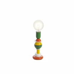 Lampada da tavolo di design in alluminio multicolore Slide Otello Mini