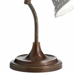 Lampada da tavolo in ceramica stile liberty Anita Il Fanale, made in Italy